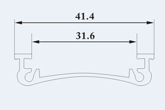 Head Rail B Type 38mm Rotating Clutch1: 1.5