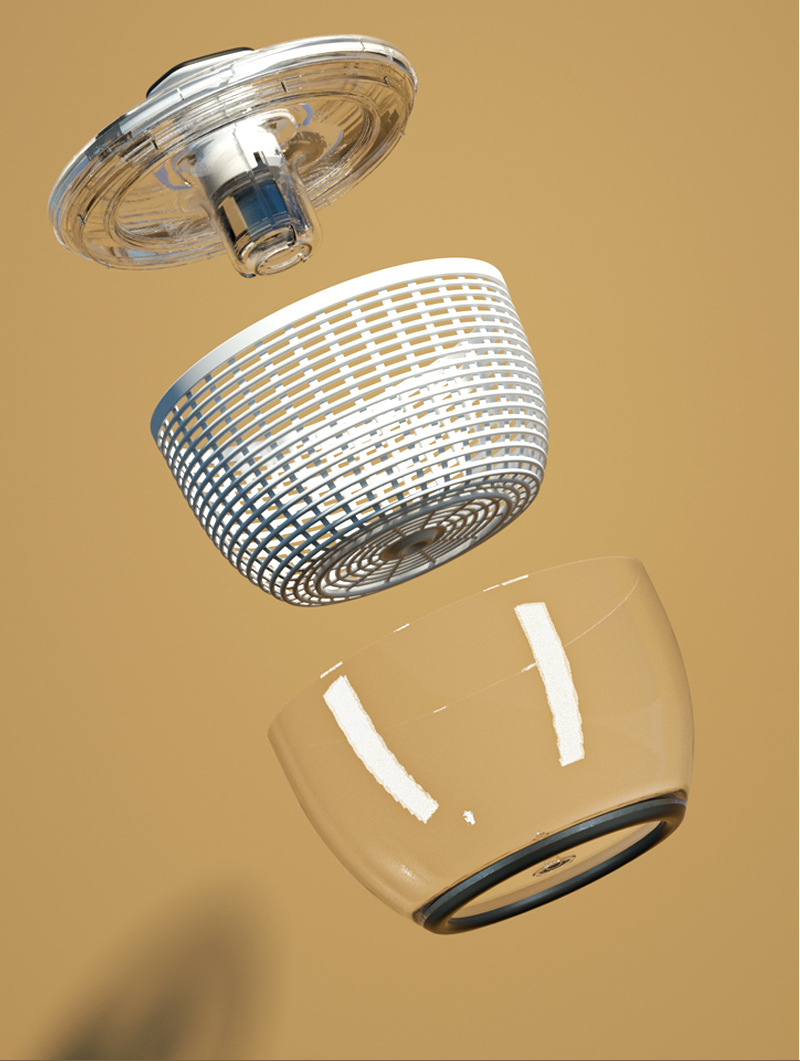 Salad Spinner, Salad Mixer, Plastic Manual Fruit and Vegetable Large Salad Spinner, Quick and Easy Multi-Use Spinner and Dryer with Storage Container