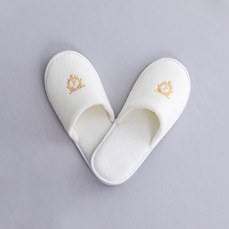 White Hotel in-Room Premium Luxury Soft White Slippers