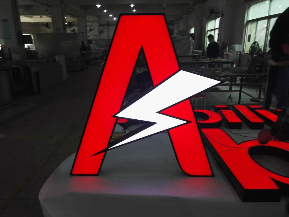 Creative LED Light up Channel Letters Outdoor LED Display