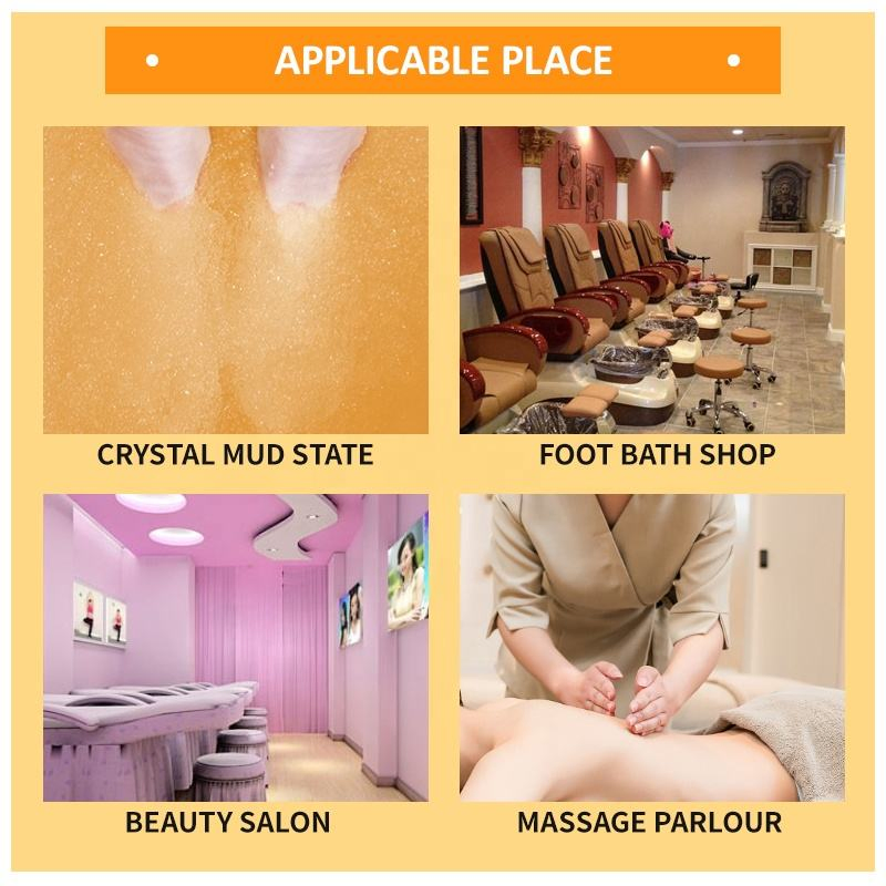 Aixin Cosmetics Foot Care Crystal Jelly Foot SPA Moisturizing Foot Bath Salt Orange Foot Mask