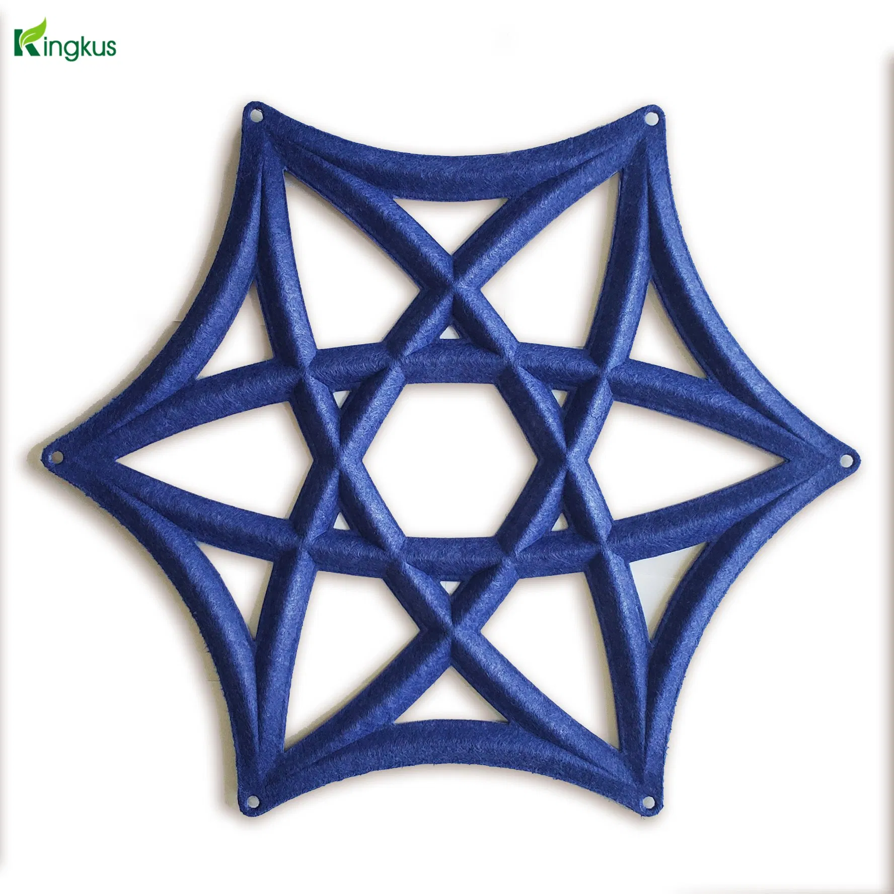 Hexagon 3D Line Open Polyester Panels From Kingkus