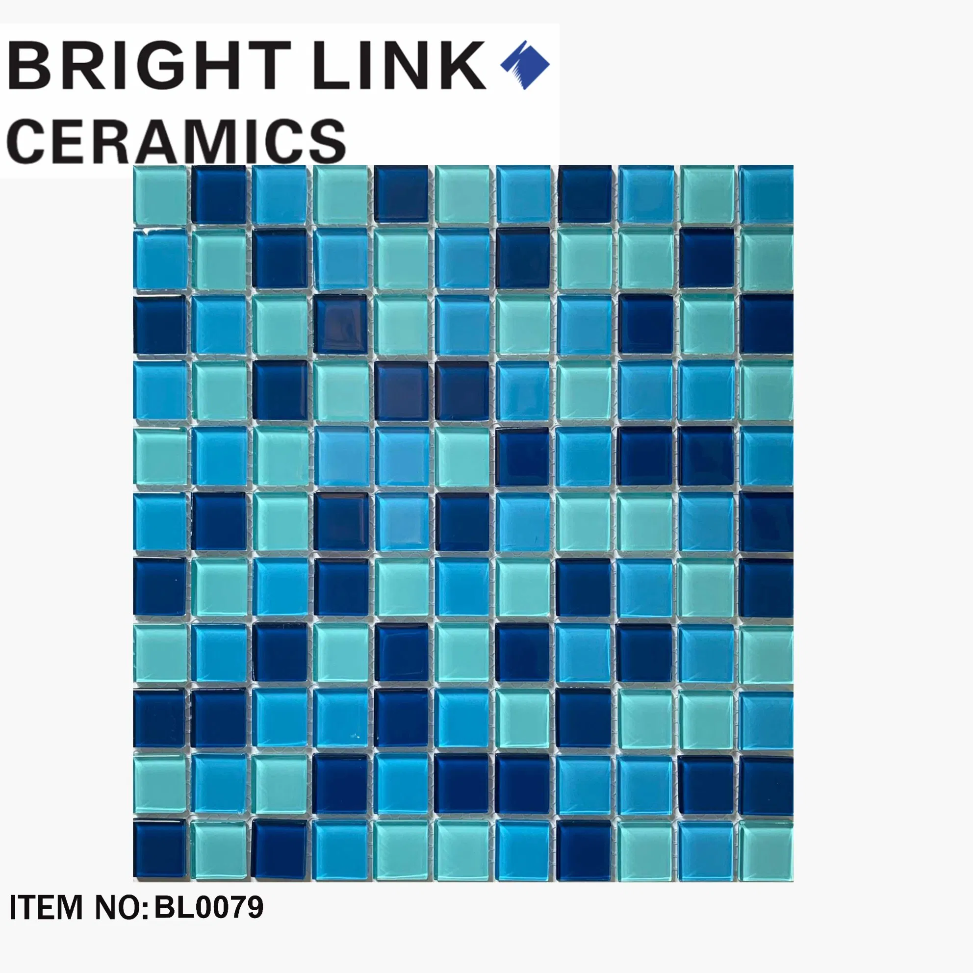 China Project Manufacturer Architecture Swimming Pool Mosaico Vitreo Glass Crystal Mosaic