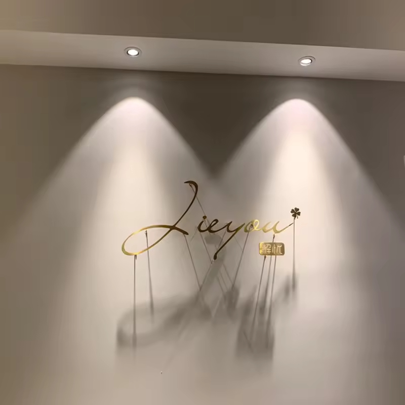 Customized Outdoor Advertising Sign Stainless Steel Letters 3D Small Metal Sign Letter