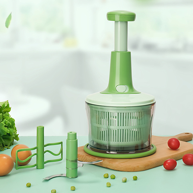 Mincing Dehydration Stirring Food Processor Salad Spinner
