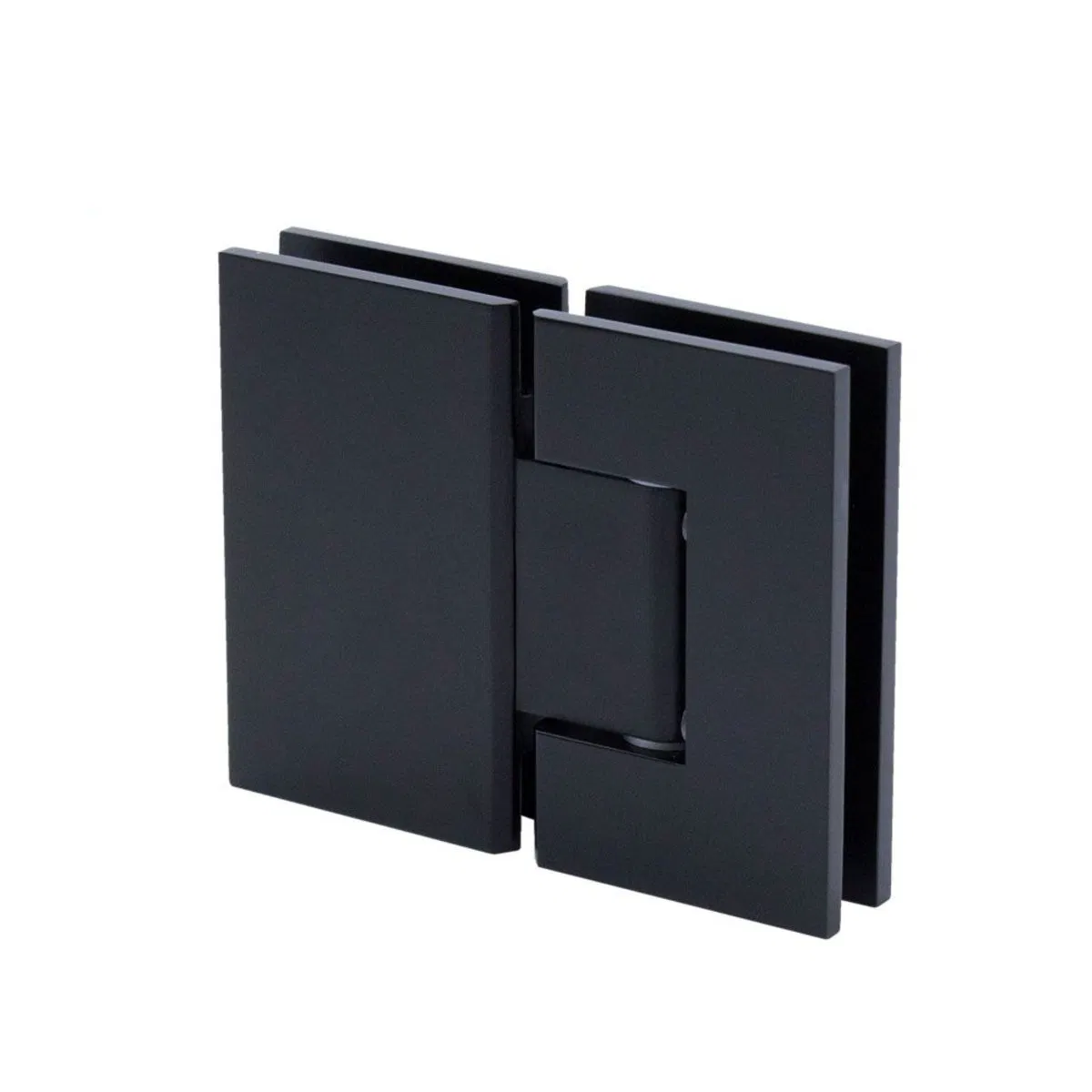 180 Glass to Glass Black Door Hinge