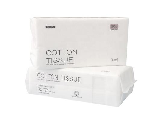 Disposable Square Soft Face Wash Towel Pearl Cotton Disposable Towel