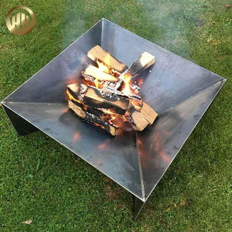 Outdoor Camping Metal Welding Simple Firewood Heater Fire Pit