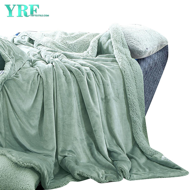 Теплый плед для пикника, светло-зеленый, Queen Size