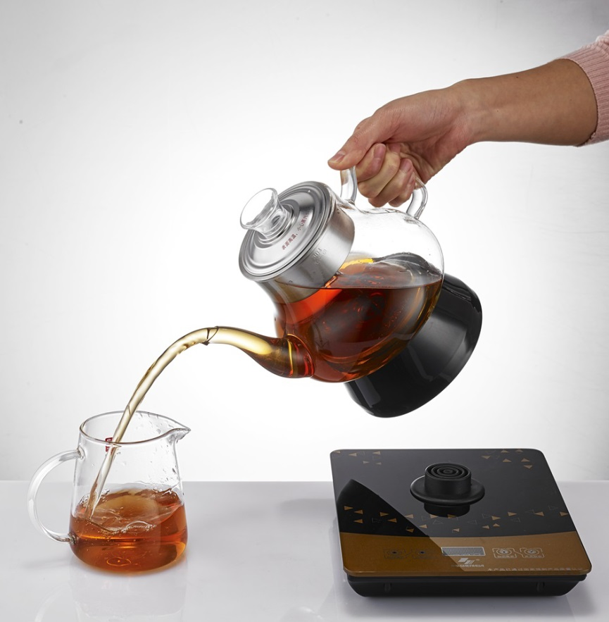 The New Home Appliances Electric Automatic and Manual Steam Heating Glass Tea Maker