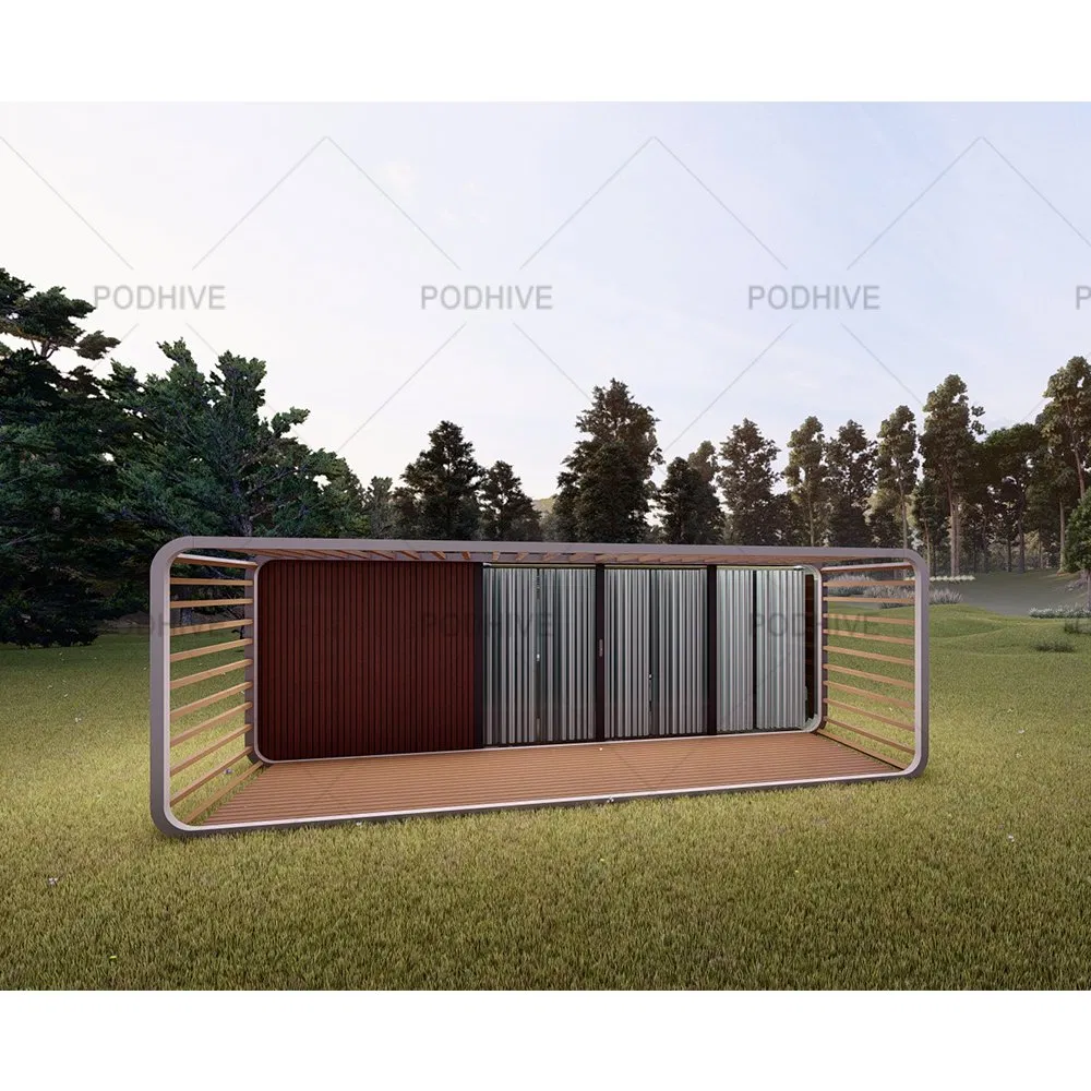 Modern Design Apple Cabin Office Pod for Commercial Space High-Quality Prefabricated Tiny Apple Cabin for Outdoor Living