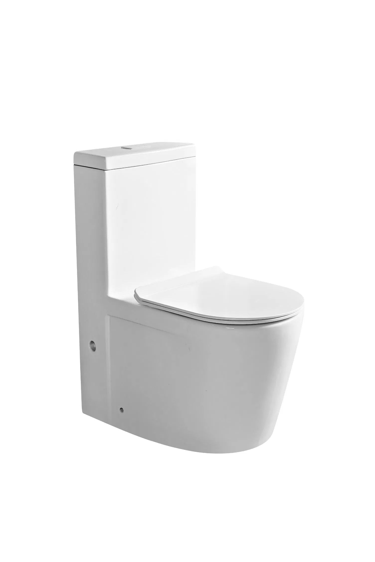 Elongated Style White Glazed Floor Mounted Floor Bathroom Standing Bidet