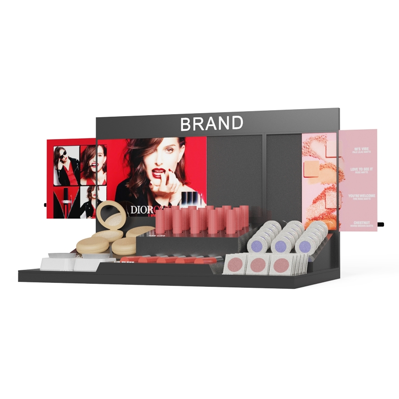 Customized Ecofriendly Acrylic Makeup Display Rack - Eyeshadow Storage Box for Dresser