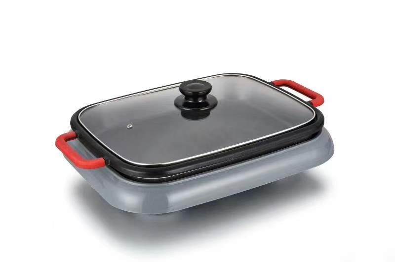 Barbecue Luggage Kitchen Appliance Mini Stainless Steel Indoor Electric Hot Pot Cooking Pot