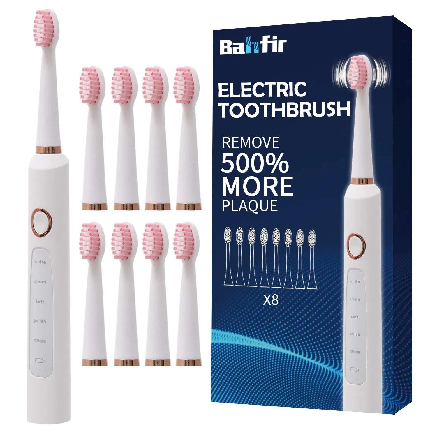 Customized Ipx7 Waterproof Travel Smart Self Cleaning Rechargeable Electric Tooth Electric Toothbrush Motor Type for Adults