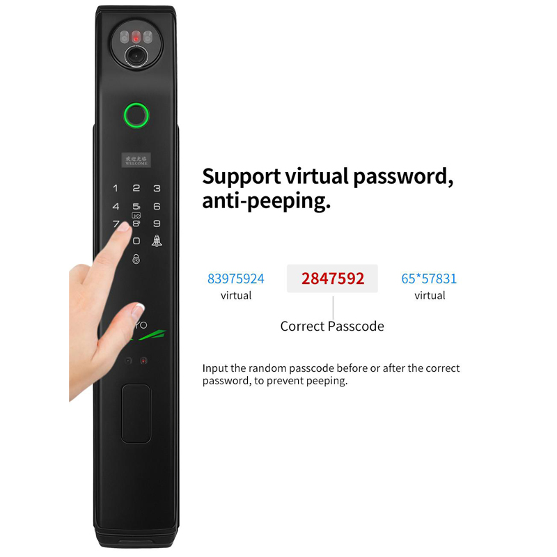 85X28, 45, 60mm Fingerprint Smart Door Lock