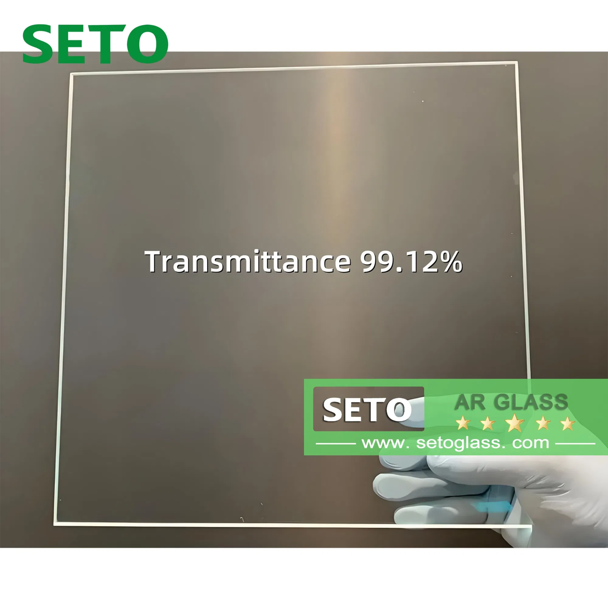 OEM Tempered Glass with Ar Coated Glass for Display Application High Transmittance Glass