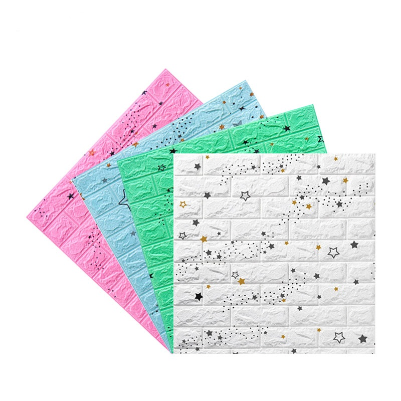 XPE 3D Foam Wall Sticker Foam Brick 3D Wallpaper