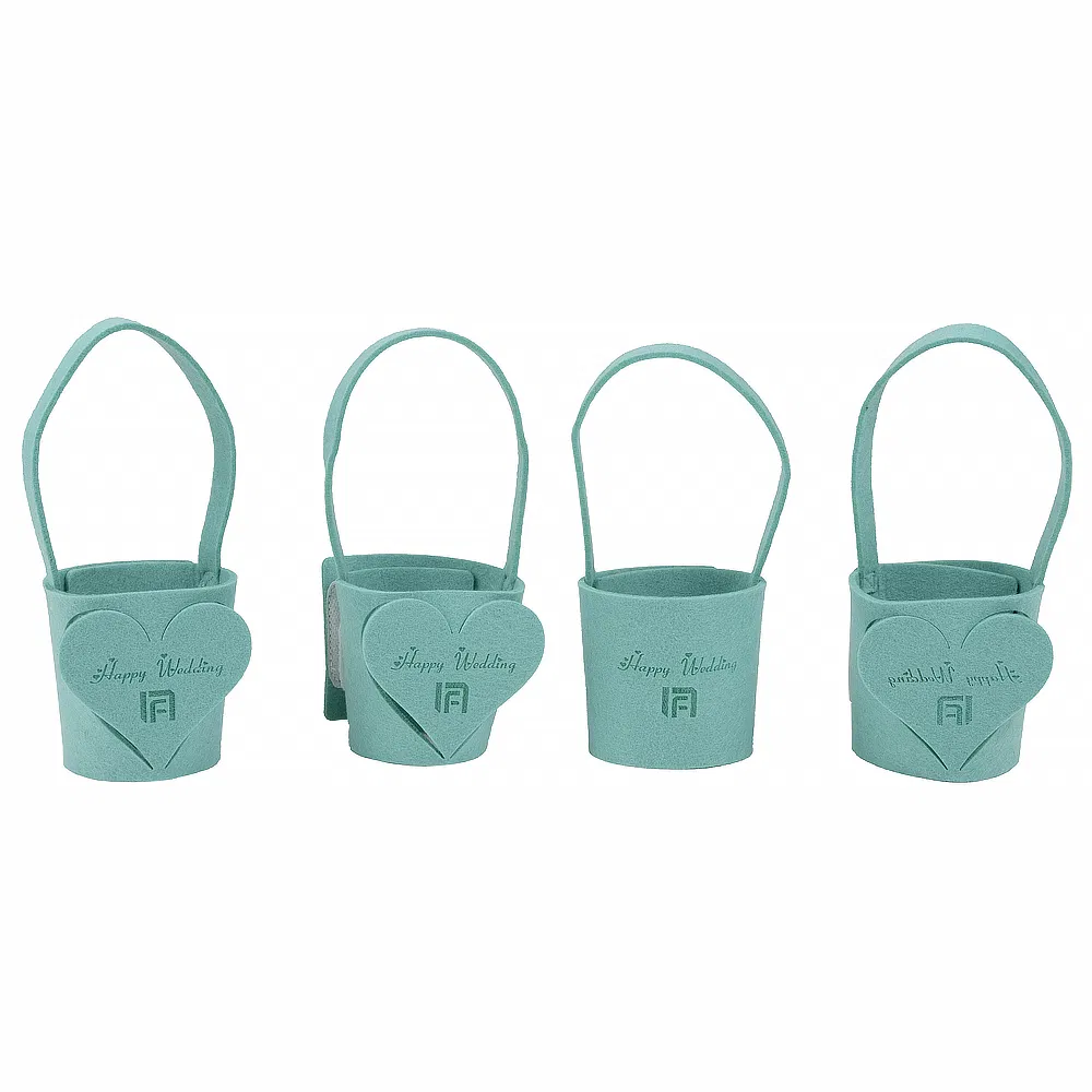 Modern Practical and Cute Felt Cup Holder Mats Eco-Friendly Polyester Coasters New Model for Restaurants