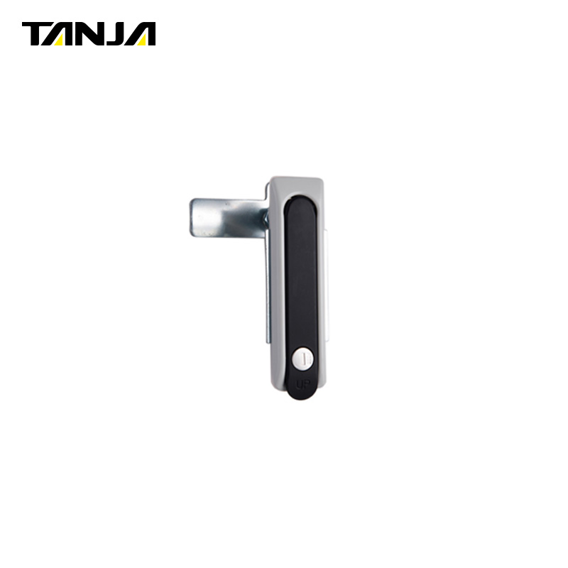 Haitan 104-3K Zinc Alloy Network Cabinet Door Panel Lock Bright Chrome Plated Zinc Alloy Lock