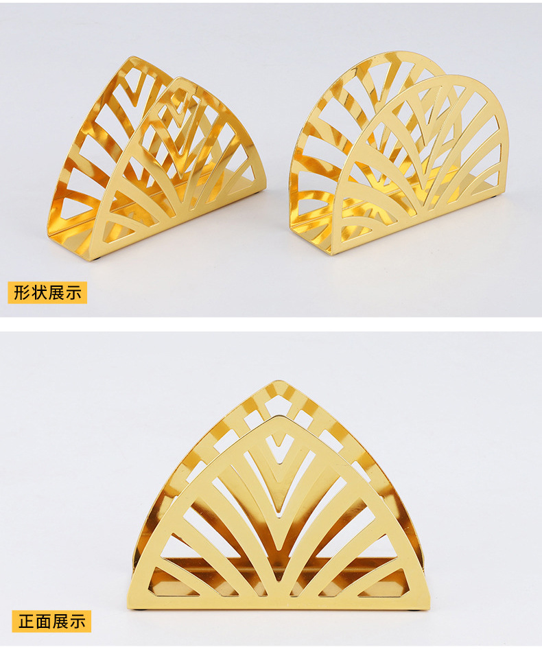 Paper Serviette Dispenser Vertical Decorative Tissue Rack Box for Dining Table Kitchen Counter Stainless Steel Napkin Holder