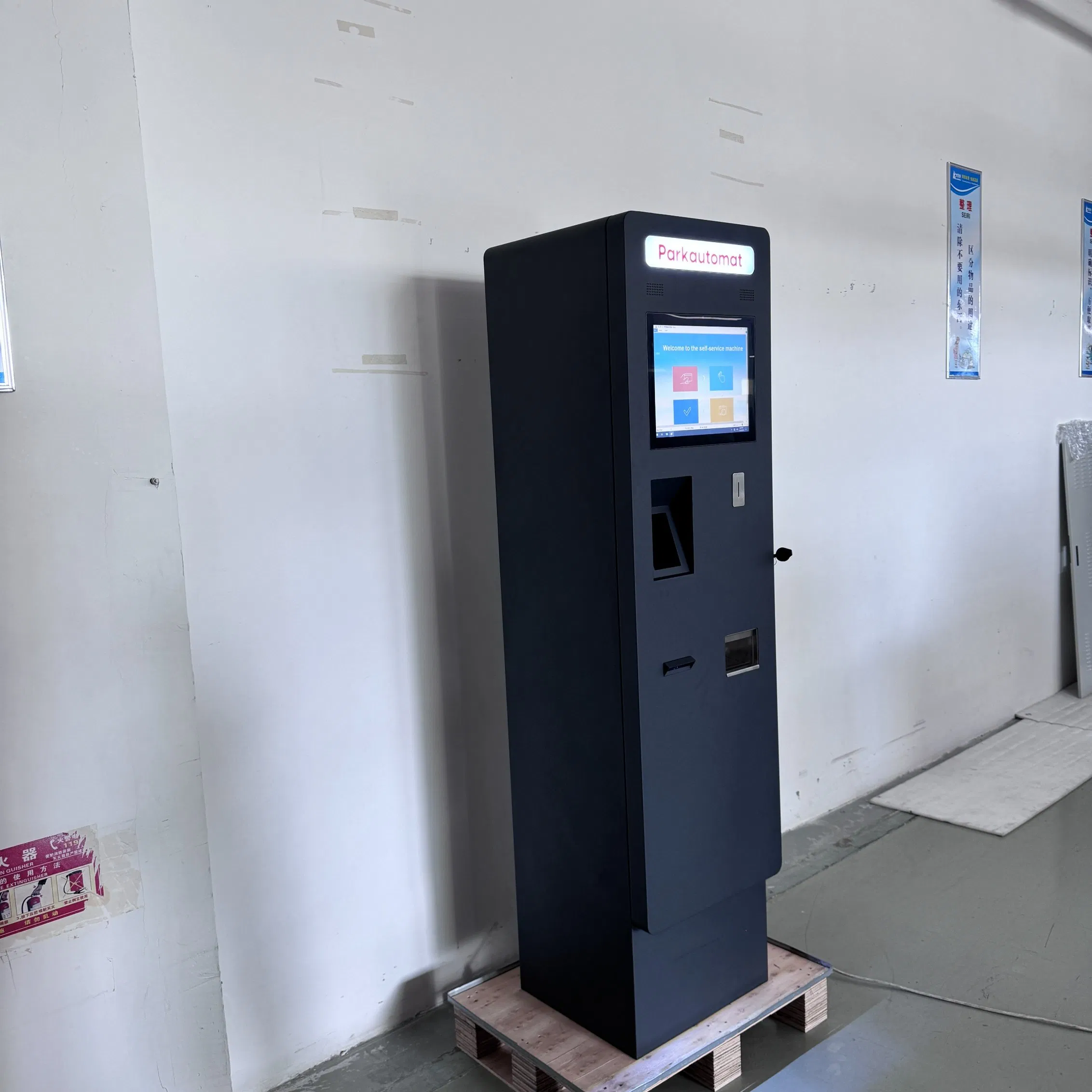 Custom Self-Service Parking Payment Kiosk with POS Printer Floor-Standing Hotel Capacitive Touch Screen and Sdk Functions