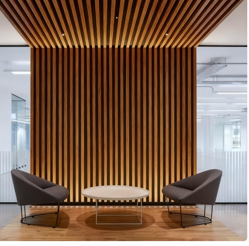 WPC Wood Composite Ceiling Hotel Restaurant Home Interior Suspended Decor Ceiling