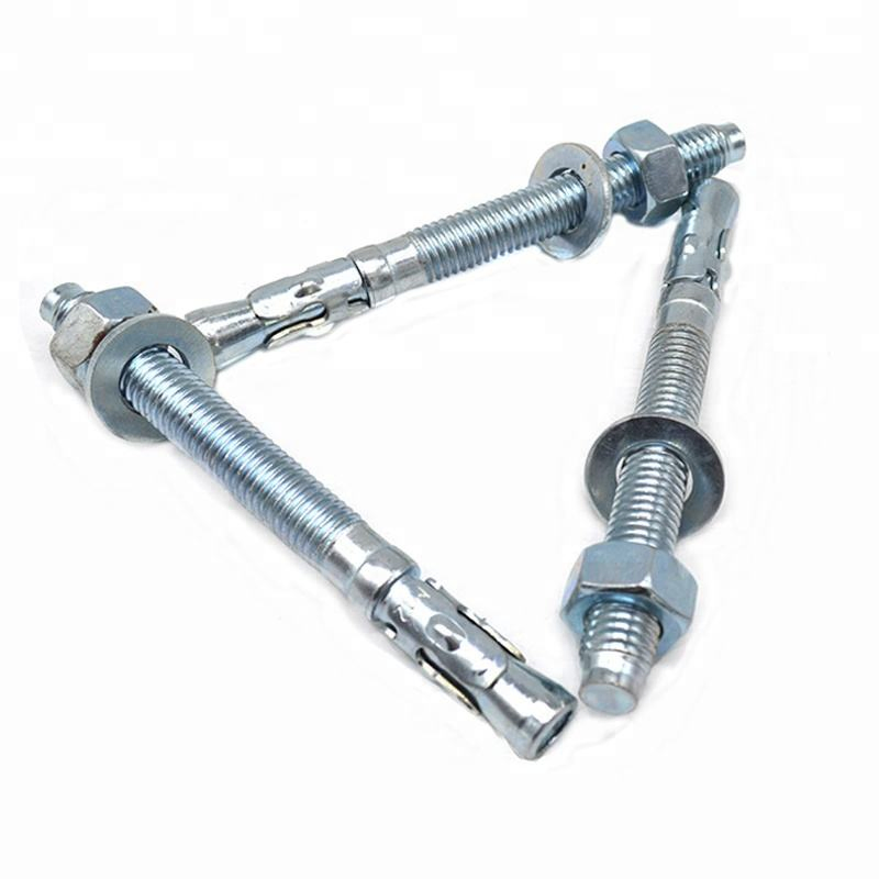 Анкерный болт клиновой оцинкованный для бетона