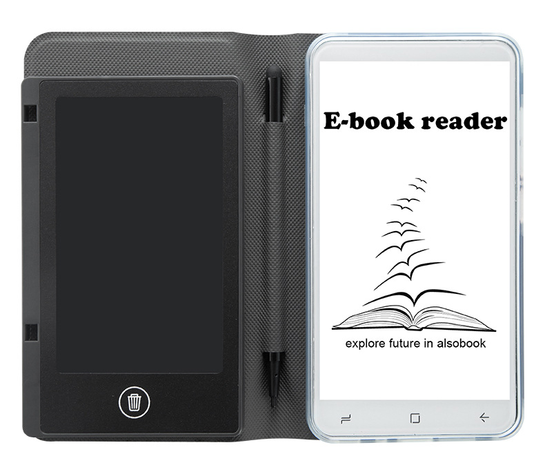 E-Ink 6 Inch Mini E-book Reader Android 8.1 Touch Screen Reading Light Eye Protection