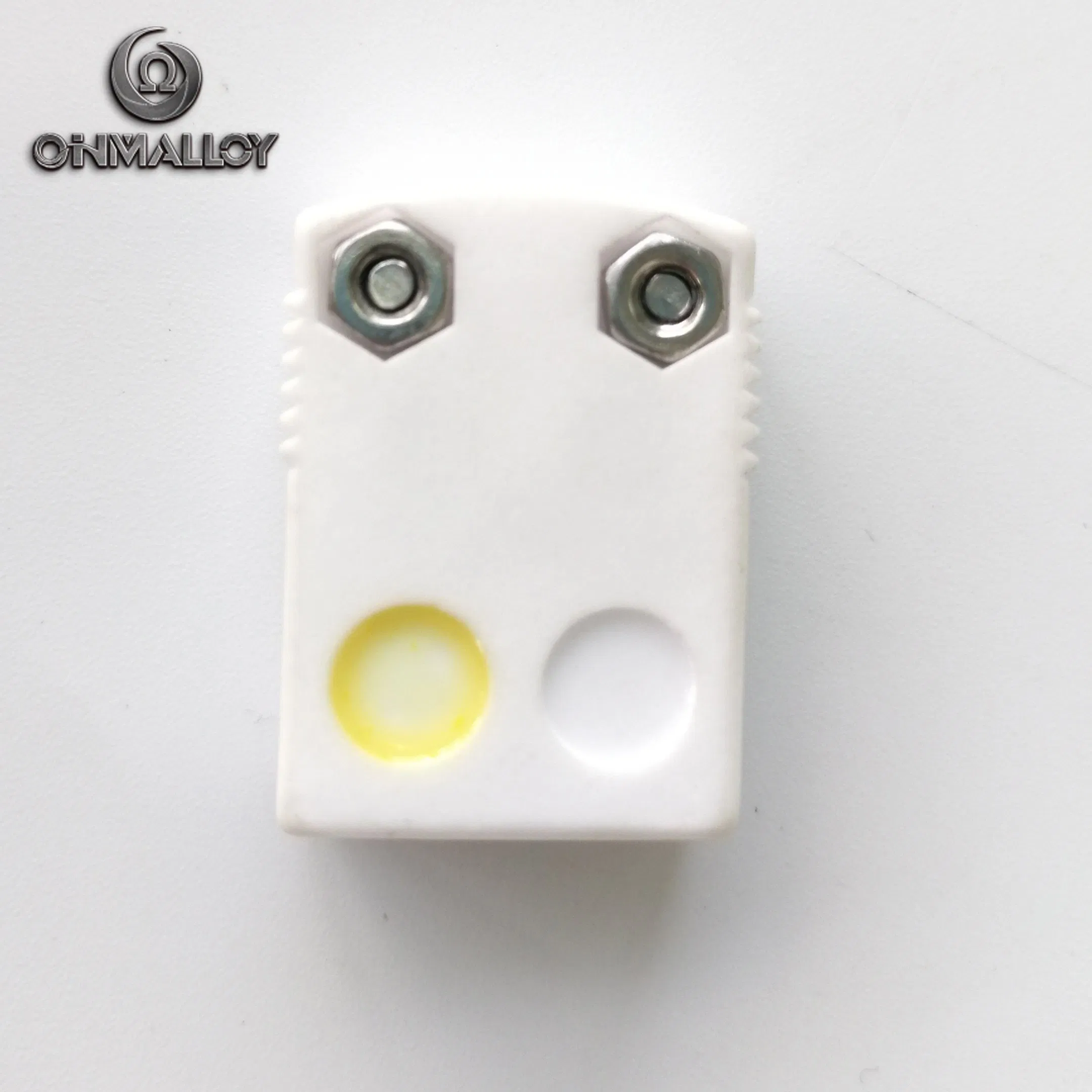 Female Ceramic White 500c Thermocouple Miniature Connector K Type