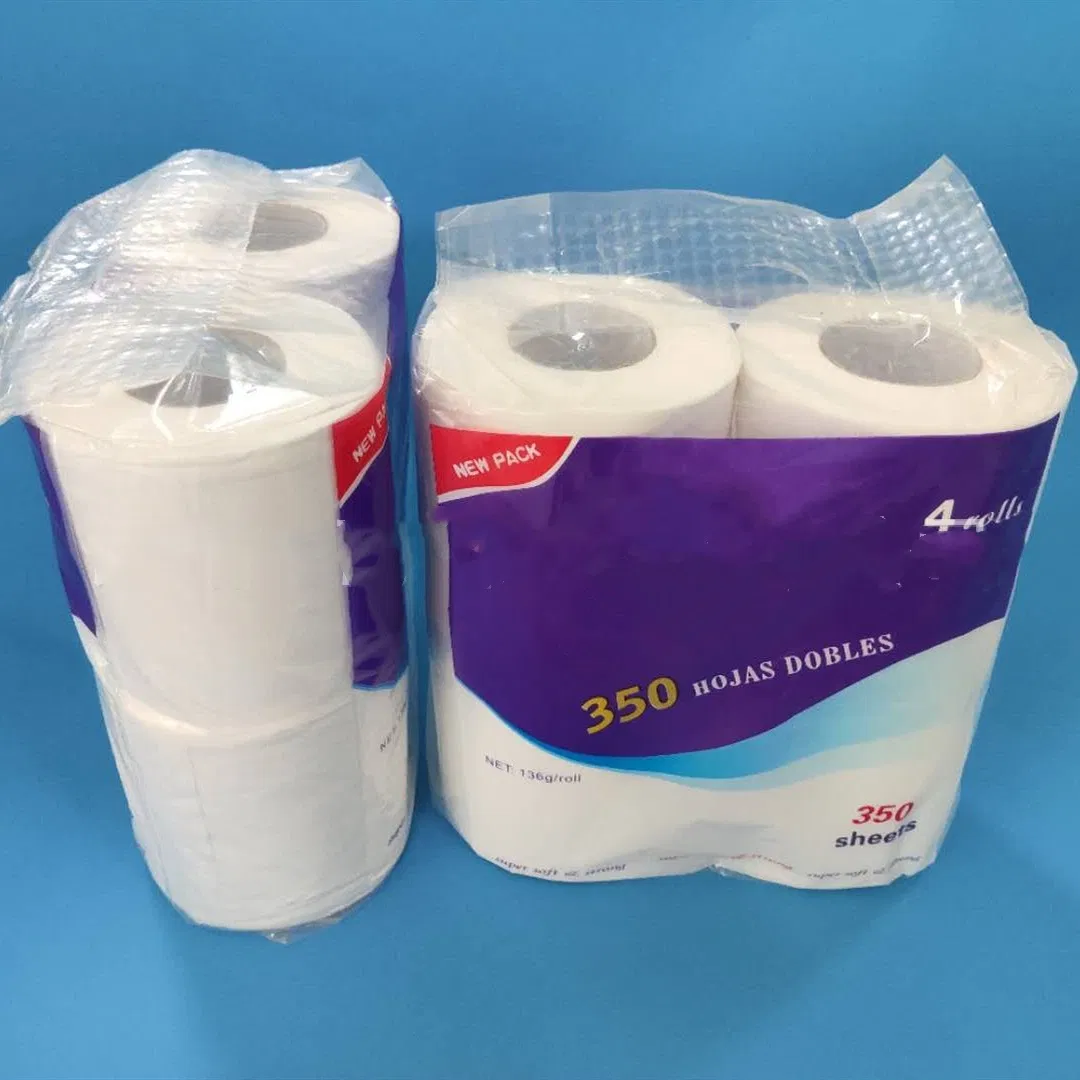 Premier 2/3 Ply Virgin Wood Bamboo Unscented Embossing Jumbo Roll Toilet Bath Tissue Paper with Core