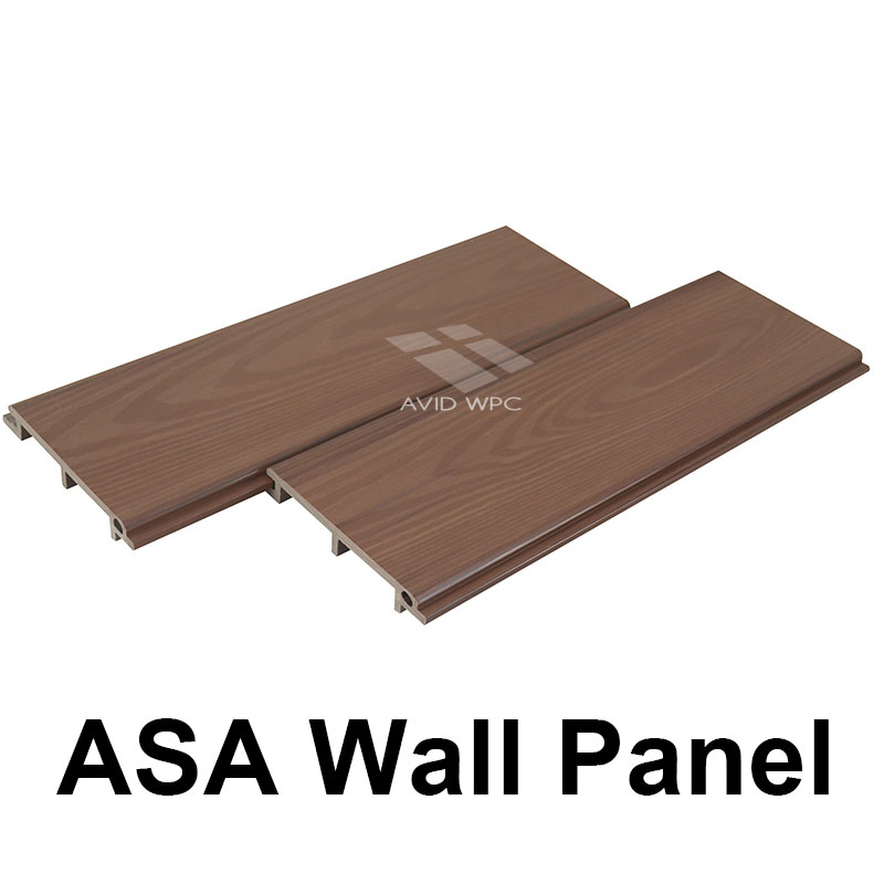 UV Resistance Waterproof Wall Panel Decorative ASA Co-Extrusion Cladding Customized Ceiling Board with Wood Texture