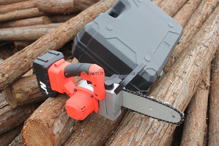 K898 New Energy Mini Chainsaw 21V 8 Inch One Hand Chainsaw Cordless Mini Electric Chainsaw