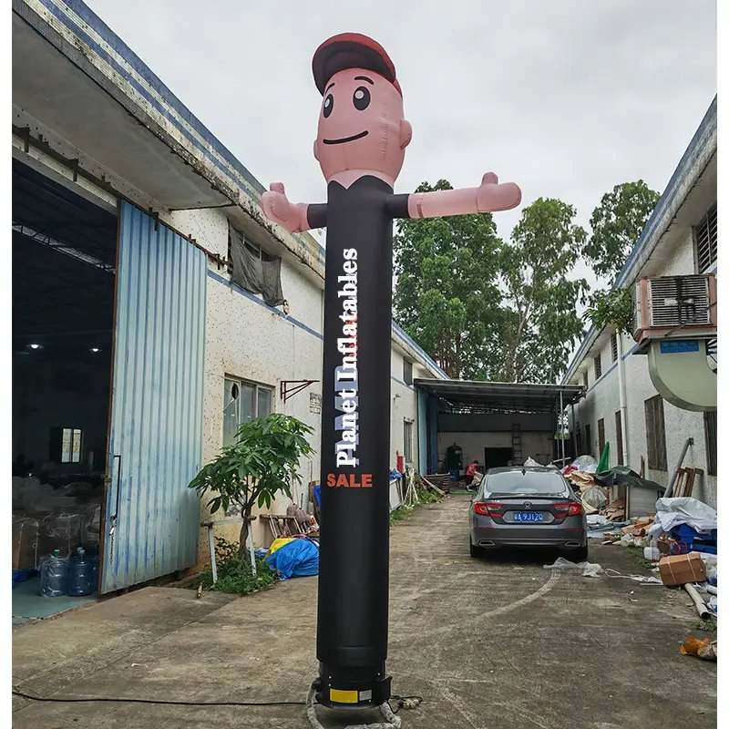 Outdoor Nylon Waving Hand Inflatable Tube Man Sky Dancer Inflatable Air Dancer with Logo