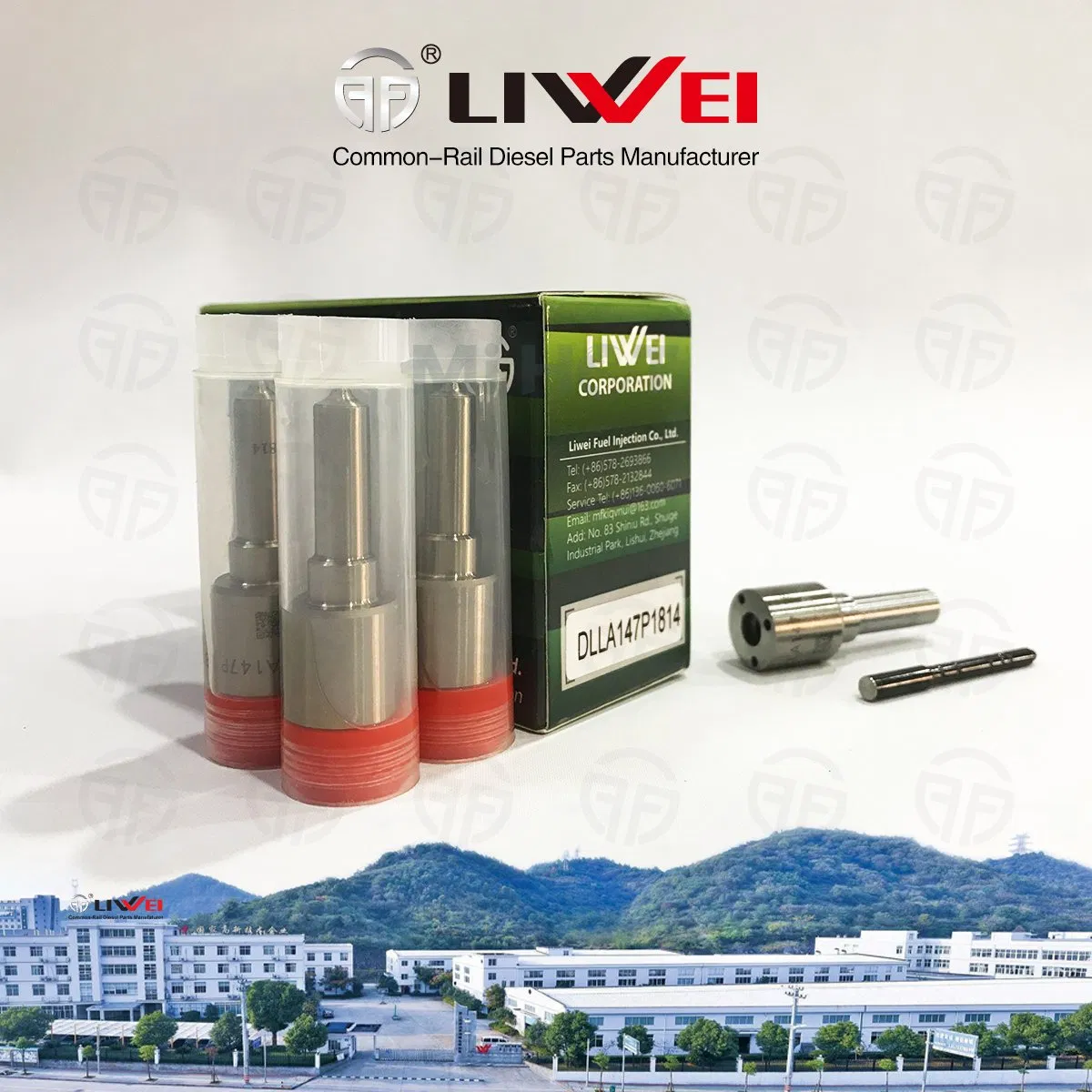 Liwei Common Rail Diesel Nozzle DLLA147P1814 для инжектора 0445120153