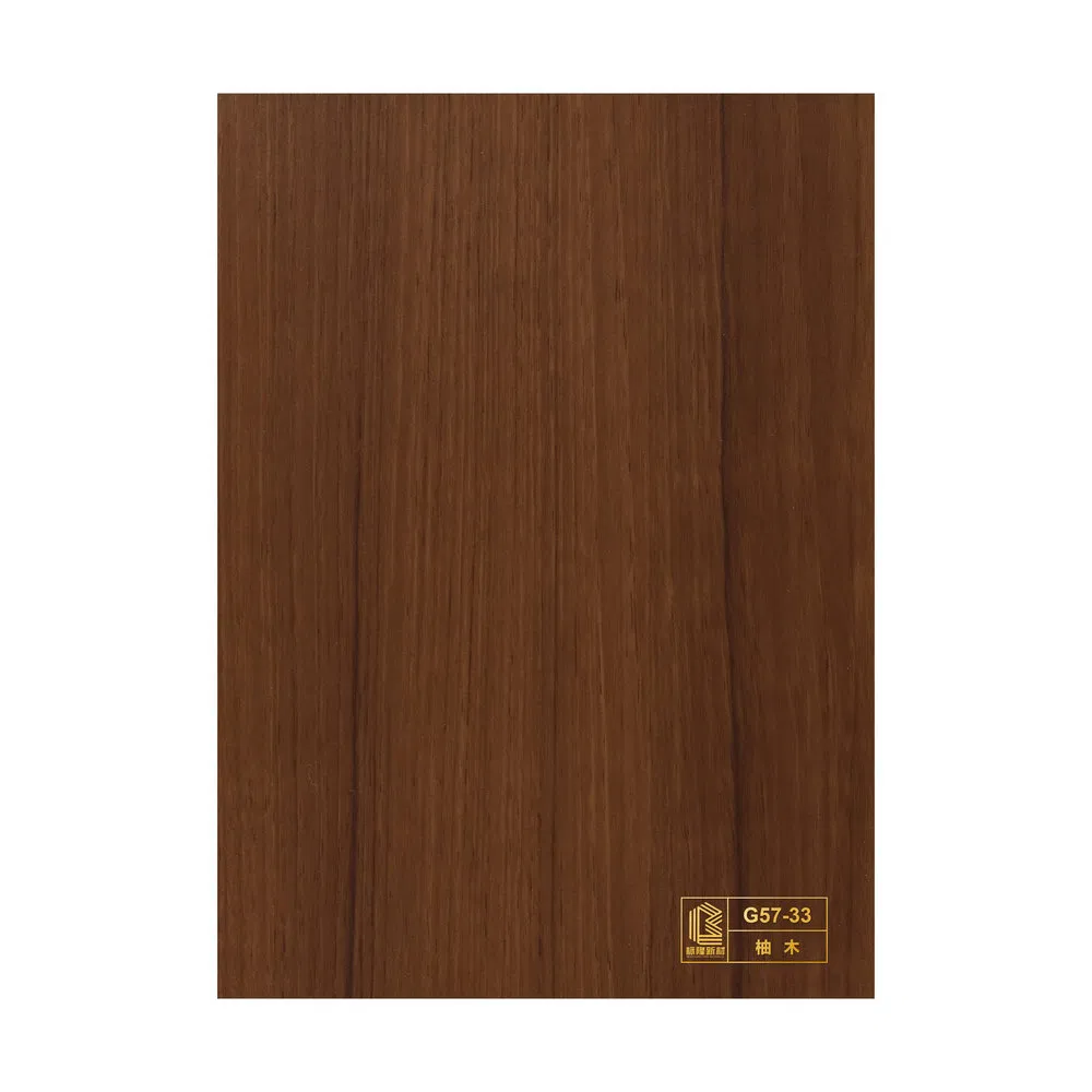 Impact Resistance Wood Grain Anti Scratch PVC Film for Headboard Background Wall