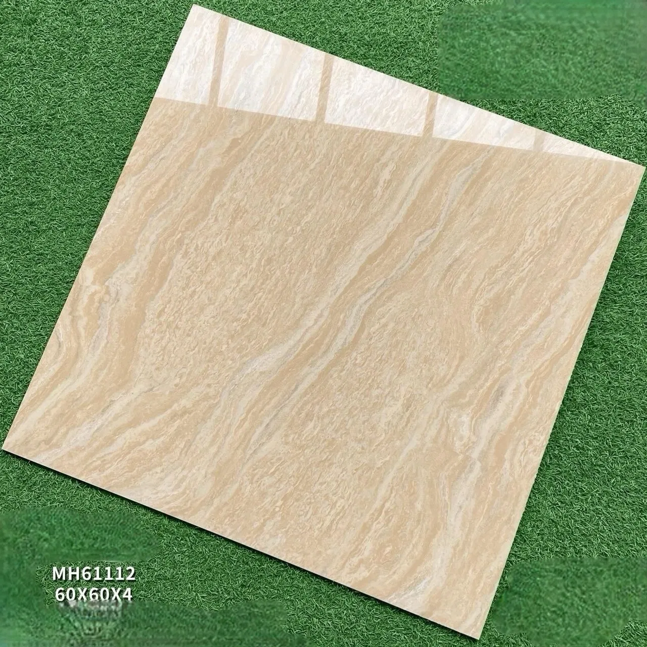 Grey Marble Porcelain Tiles 600*600mm Flooring Wall Tiles Promotion Anti-Slip for Restaurant Kitchen