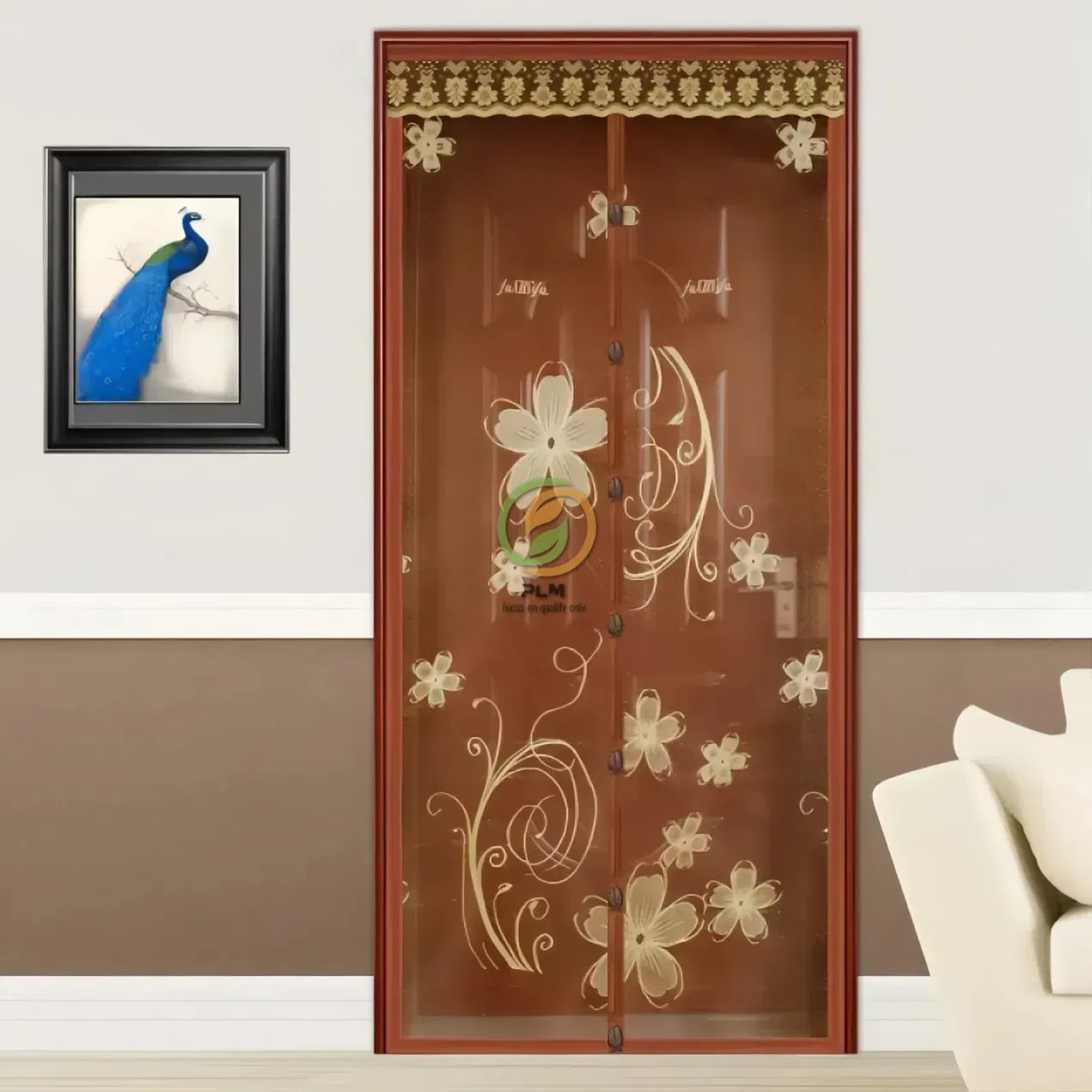 Magnetic Door Screen Insect Mosquito Net Curtain Black Fly Insect Auto Closing Invisible Mesh for Kitchen Indoor Living Room