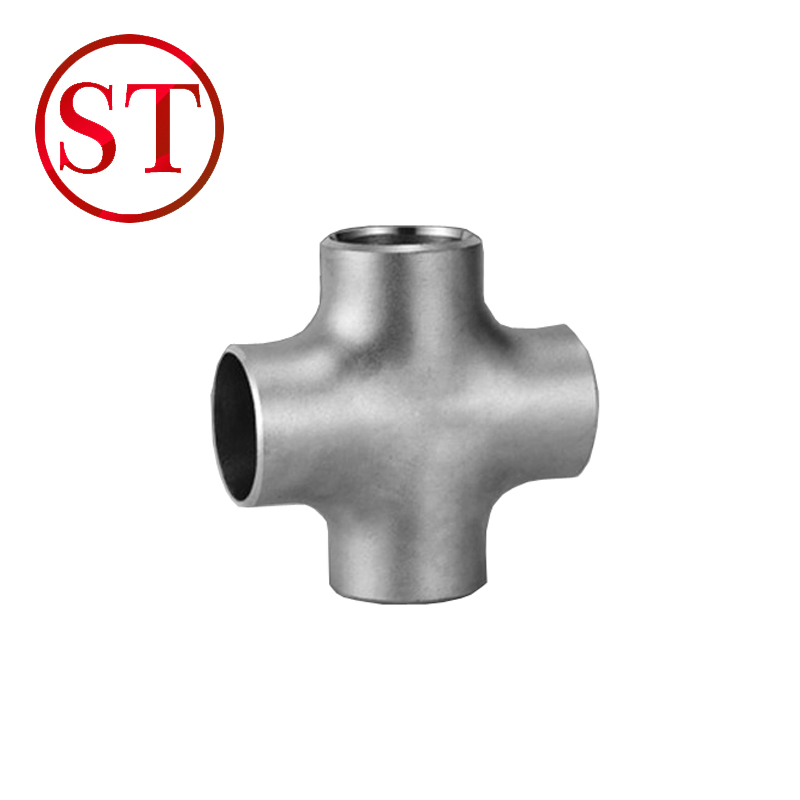 Stainless Steel Pipe Fitting Butt Weld Equal Cross