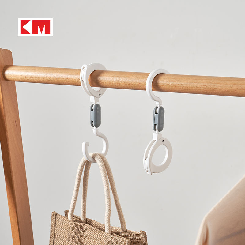 Крючок для коляски Km5141, 360° вращение, одинарный