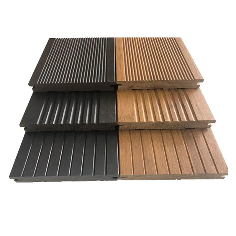 Outdoor Solid Pool Bamboo Decking Natural Flooring Weatherproof Anti-Slip Outdoor Bamboo Decking