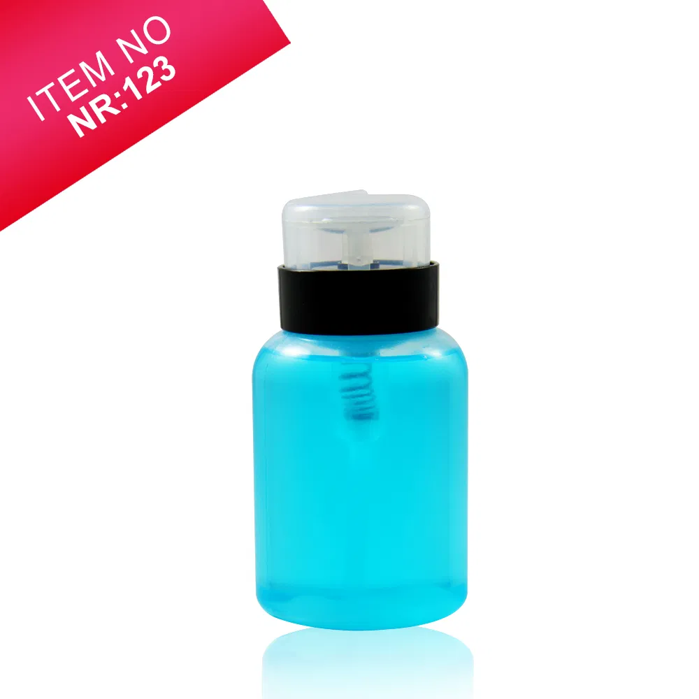 Nail Polish Remover with Pump Press to Use Large Volume Nail Polish Remover 220ml