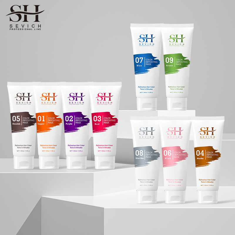 Wholesale Illuminating Volumizing Keratin Color Hair Mask Treatment for Dry Hair