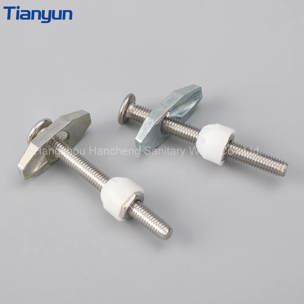 Modern Seat Cover Fastener Stainless Steel Screw Toilet Accessories for Bathroom and Hotel Use