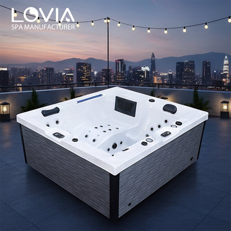 Прямоугольный спа-джакузи LOVIA для улицы