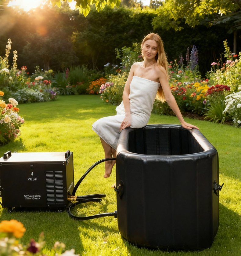 Portable Ice Bath Tub Cold Plunge for Recovery and Cold Water Therapy — Smartmak