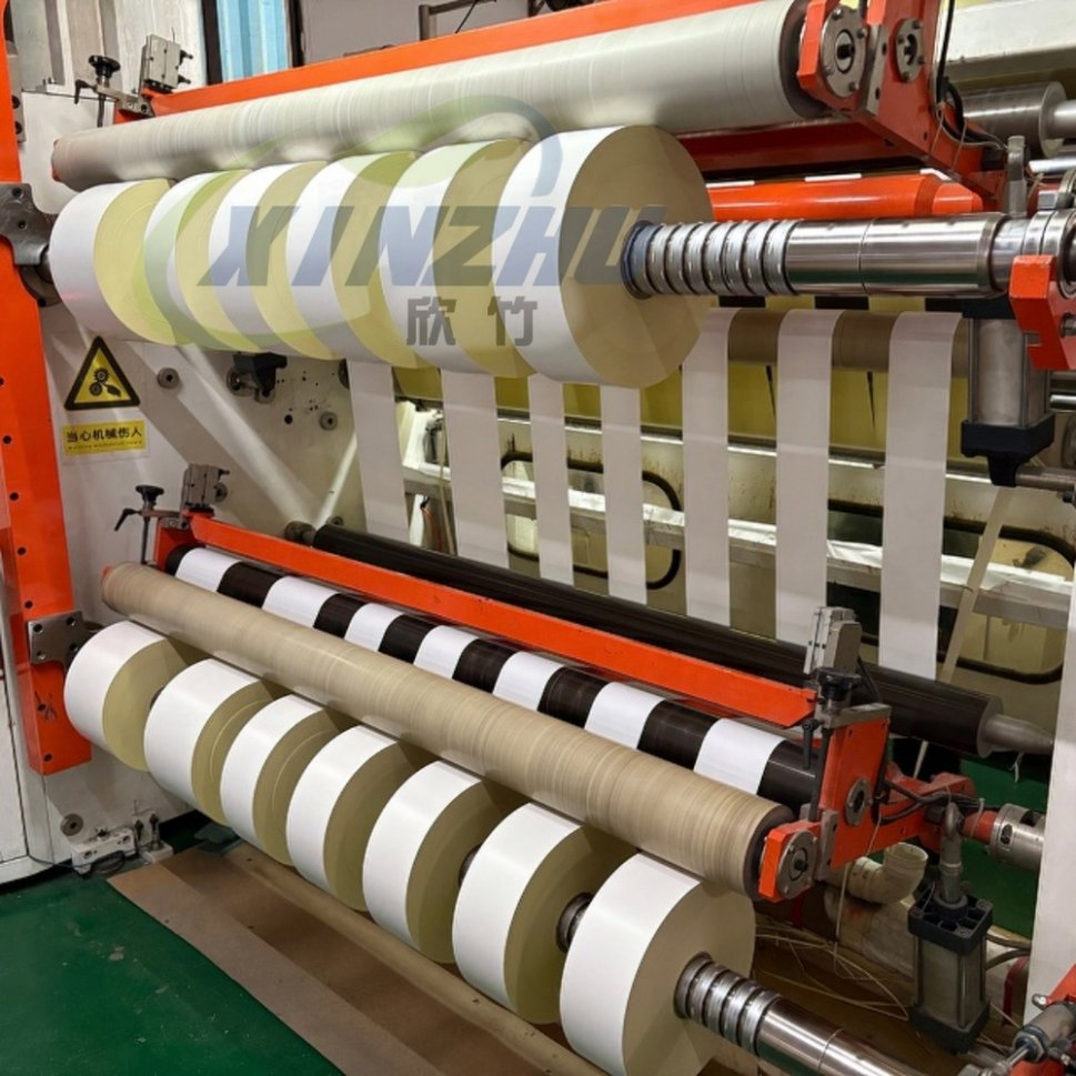 Adhesive Label Sticker Jumbo Roll Water Proof Oil Proof Scratch Proof Direct Thermal Paper Material