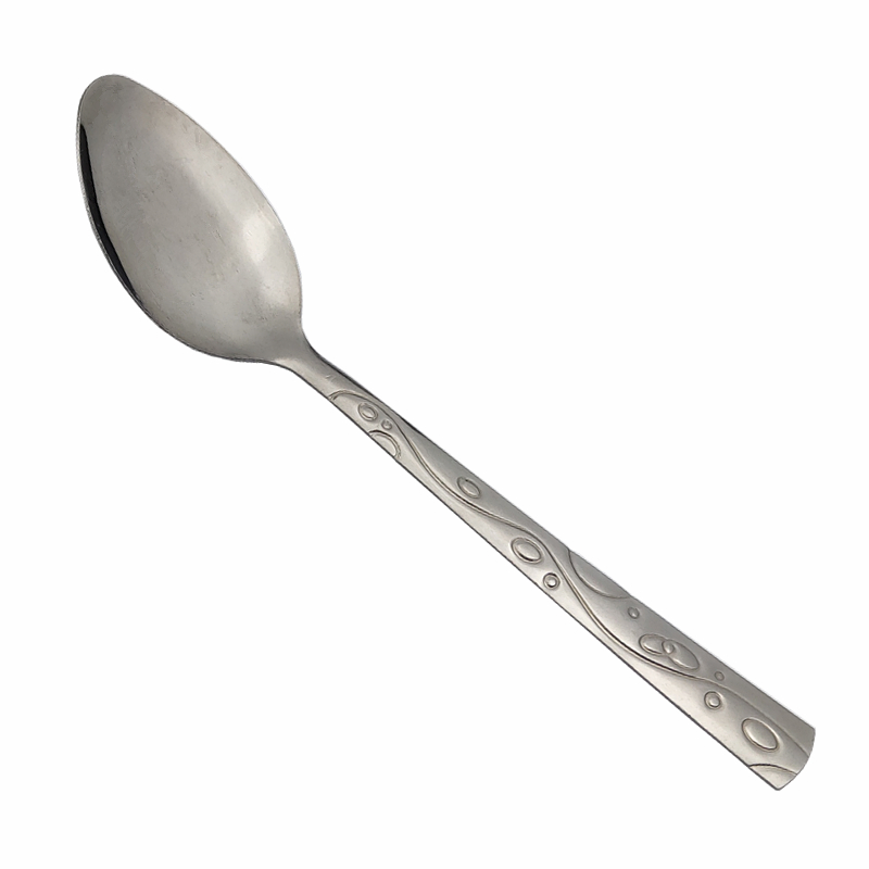 Stainless Steel Machine Polished Spoon with OPP Bag Packing