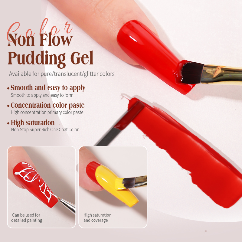 R S Nail 800 Colors Private Label Painting Nail Solid Gel Polish Solid Pudding Gel Polish