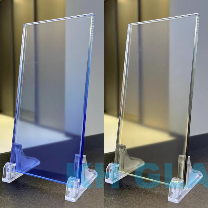 8mm Safety Glass Featuring Unique Graduated Color Acid Etching